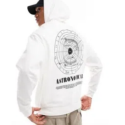 asos design Men Typographic Print Oversized Hoodie-picture-23