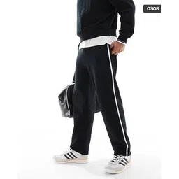 asos design Straight Track Pants with Insert Pockets-picture-44