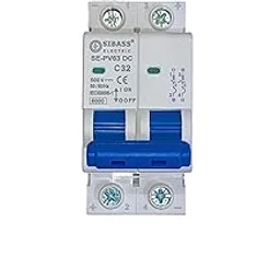 Aspa Solar DC MCB 2 Pole 500V 32A SIBASS MINIATURE CIRCUIT BREAKER - 01Qty-image-37