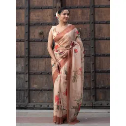 ASPORA Floral Printed Saree-image-20