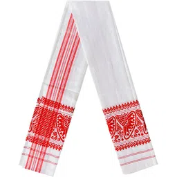 ASSAM-MART Poly Cotton Self Design Men, Women Shawl-picture-28
