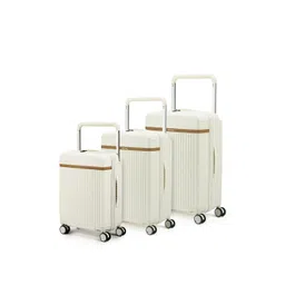 Assembly Rover Set Of 3 Textured Hard-Sided Trolley Suitcases - 110 L-image-4