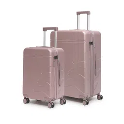 Assembly Set Of 2 Textured Hard-Sided Trolley Bags-picture-36