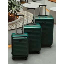 Assembly Stark Set Of 3 Textured Hard-Sided Trolley Bags-image-3