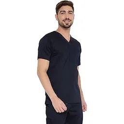 Associated Uniforms Mens Cotton Slim Fit Scrub Suit with Lycra/Spandex/Stretch feel (LYCO)-picture-18
