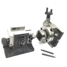 Assorts Cast Iron & Tool Steel Rotary Table & Small Chucks 80 mm (3 Inch) 50 mm Self Centering Chuck 4 Jaws-picture-34