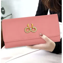 assuenterprises Casual, Formal, Party, Sports Peach Clutch-picture-11