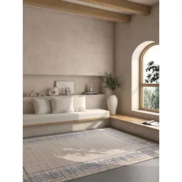 Asterlane Soft Rug For Living Room 6.6X9.6 Feet Cream Premium Collection Carpet For Living Room-picture-27