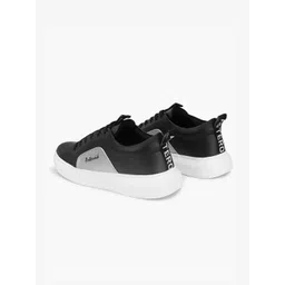 ASTEROID Men Black Colourblocked Sneakers image 5