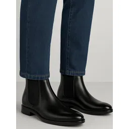 ASTEROID Men Block-Heeled Chelsea Boots-picture-18