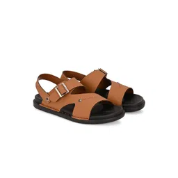 ASTEROID Men Open Toe Flats with Buckles-picture-27