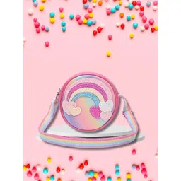 Asthetika Kids Embellished PU Sling Bag-picture-18