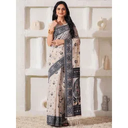 Astita Ethnic Motifs Woven Design Zari Saree-picture-32