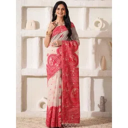 Astita Ethnic Motifs Woven Zari Saree-picture-33
