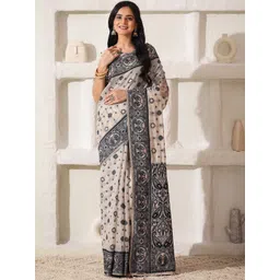 Astita Linen Blend Saree-picture-26