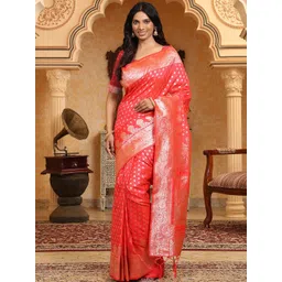 Astita Woven Design Zari Silk Blend Saree-picture-25