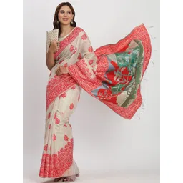 Astita Woven Design Zari Silk Blend Saree-picture-10