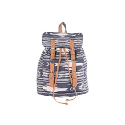 Astrid Blue Multi Cotton Dhurry Girls Backpack Medium Size-picture-10