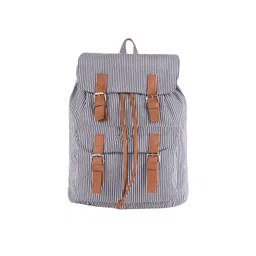 ASTRID Girls Grey & White Striped Backpack-picture-17