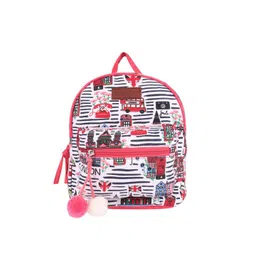 ASTRID Girls Printed Cotton Canvas Backpack-picture-19
