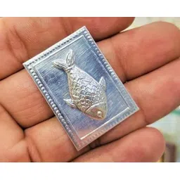 astro ASTRO-D pure Silver fish used in pooja mandir business growth 1.79gm Decorative Showpiece - 3 cm-picture-17