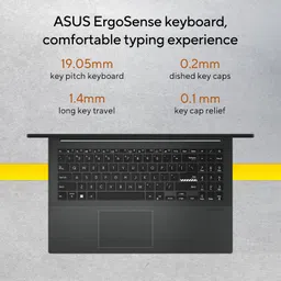 ASUS Vivobook Go 15 (2023), AMD Ryzen 5 7520U, 15.6" (39.62 cm) FHD, Thin and Light Laptop (16GB/512GB SSD/Integrated Graphics/Windows 11/Office 2021/Black/1.8 Kg), E1504FA-NJ549WS image 5