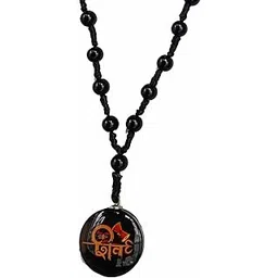 asv fashion enterprises Mahakal Shiva Fancy & Stylish Religious Pendant With Onyx Crystal & Dori Necklace Locket For Men Women or Boy and Girls-picture-25