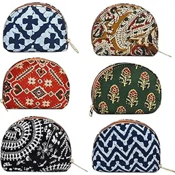 at ankit traders Embelished Decorative Silk Clutch Curve Shaped Potli Bag with for Women with Zipper, Potli Bags Multi Colour (LXW:-22 X 22 Cm)-picture-30