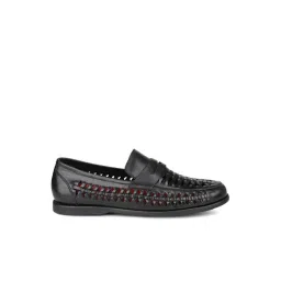 Atesber by Inc.5 Men's Black Casual Loafers-picture-14