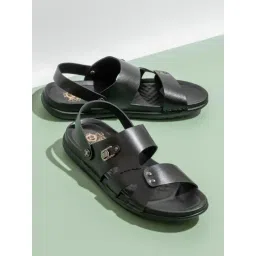 Atesber by Inc.5 Men's Black Sling Back Sandals-picture-10