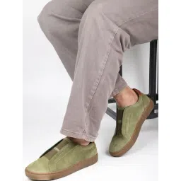 Atesber by Inc.5 Men's Green Casual Sneakers-picture-16