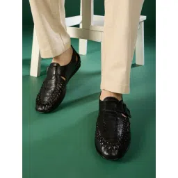 Atesber Men's Black Fisherman Sandals-picture-27