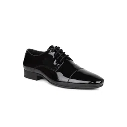 ATESBER by Inc.5 Men Black Solid Leather Formal Derbys-picture-38