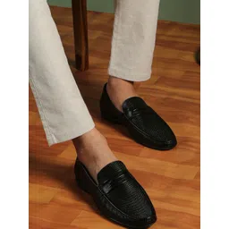 ATESBER by Inc.5 Men Perforations Leather Loafers-picture-32