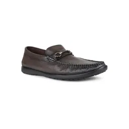 ATESBER by Inc.5 Men Textured Leather Loafers-picture-19