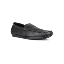 ATESBER by Inc.5 Men Textured Leather Loafers-picture-23