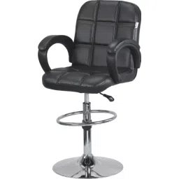 Atharvo Black  Height Adjustable Office Stool/Chair 138-picture-31