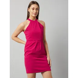 Athena Fuchsia Sheath Dress-picture-30
