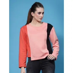Athena Women Colourblocked Sweatshirt-picture-22