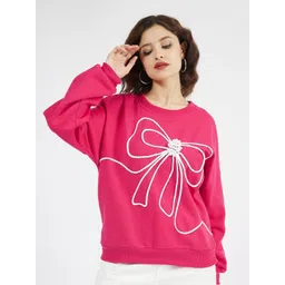 Athena Women Embroidered Pullover Sweatshirt-picture-20