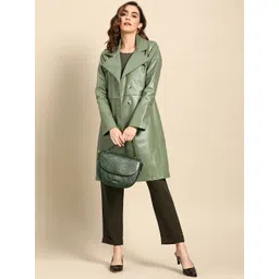 Athena Women Leather Overcoat-picture-15