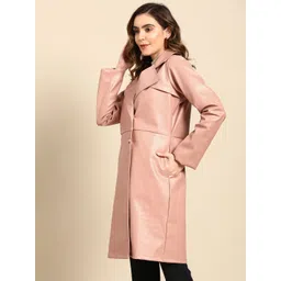 Athena Women Leather Overcoat image 3