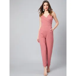 Athena Women Rose Solid Basic Jumpsuit-picture-32