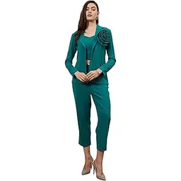 athena lifestyle Women and Girls 3 Piece Corsage Blazer set-picture-44