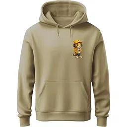 athiva Hoodies for Men | Printed 100% Cotton Hoodie for Men | Cotton Hoodie | Yellow Cat-picture-31