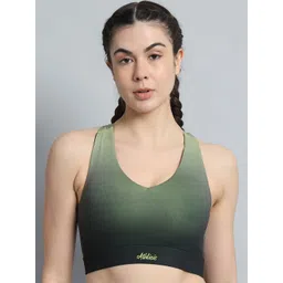 ATHLISIS Full Coverage Non-Wired Removable Padding Dry Fit Sports Bra With All Day Comfort-picture-25