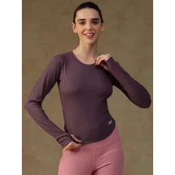 ATHLISIS Women e-Dry Technology Solid Round Neck T-shirt-picture-31