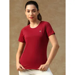 ATHLISIS Women e-Dry Technology Solid Round Neck T-shirt-picture-17