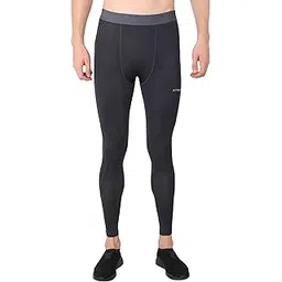 athmonk Compression Nylon Lycra Lower Leggings Tights Yoga Pants for Men Boys - Workout Gym Exercise Running Cycling Training - Full Leg Sleeves - Cold Weather Sports Inner - Skinny Fit-picture-27