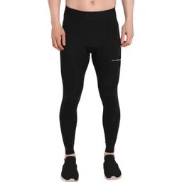 athmonk Solid Men Black Tights-picture-45